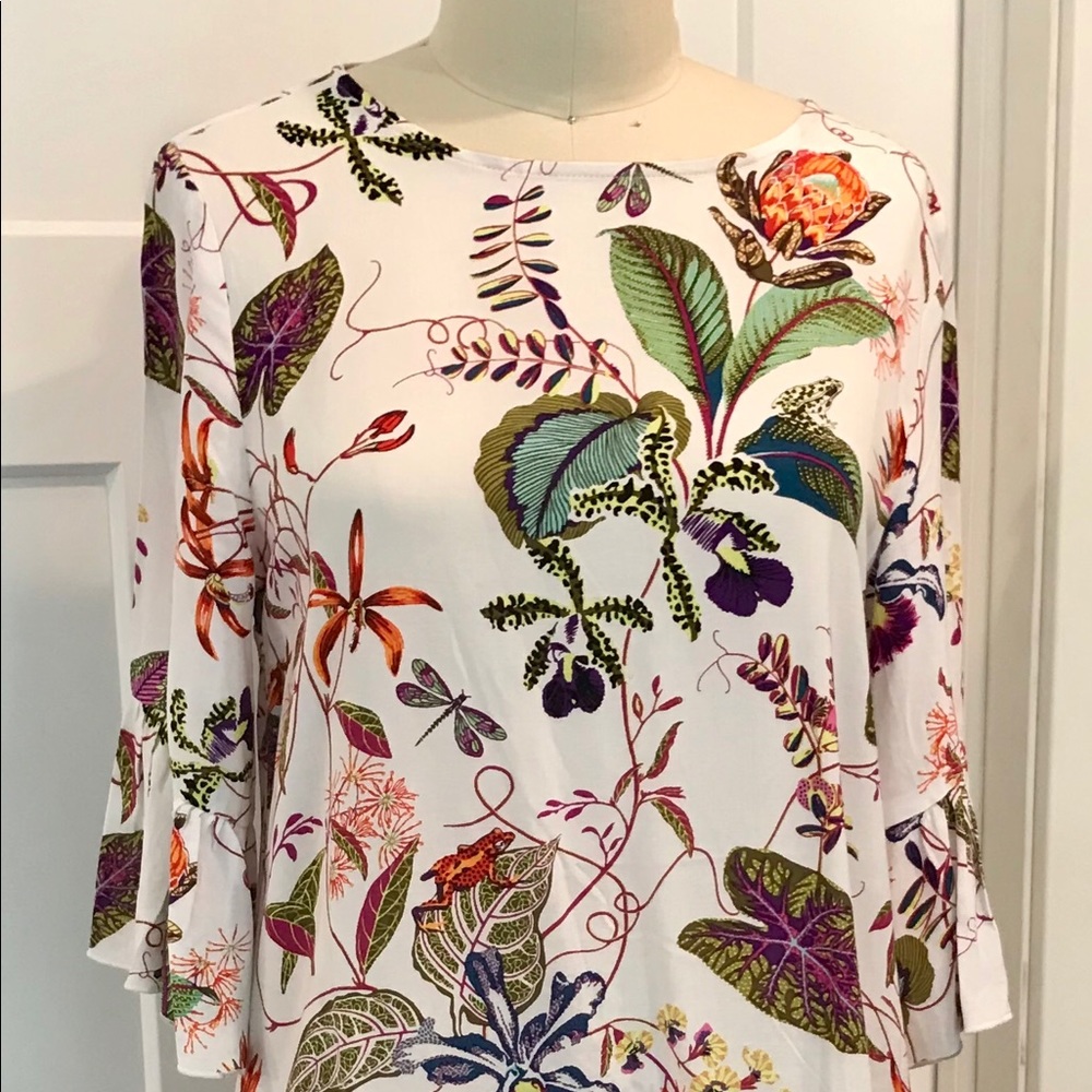 H&M White Floral dress. NWT